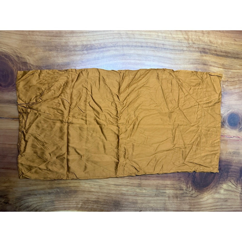 Quince Pillow Case Lot of 2 Viscose Bamboo Terracotta Orange King 20 x 40 B4-13 - Picture 6 of 7
